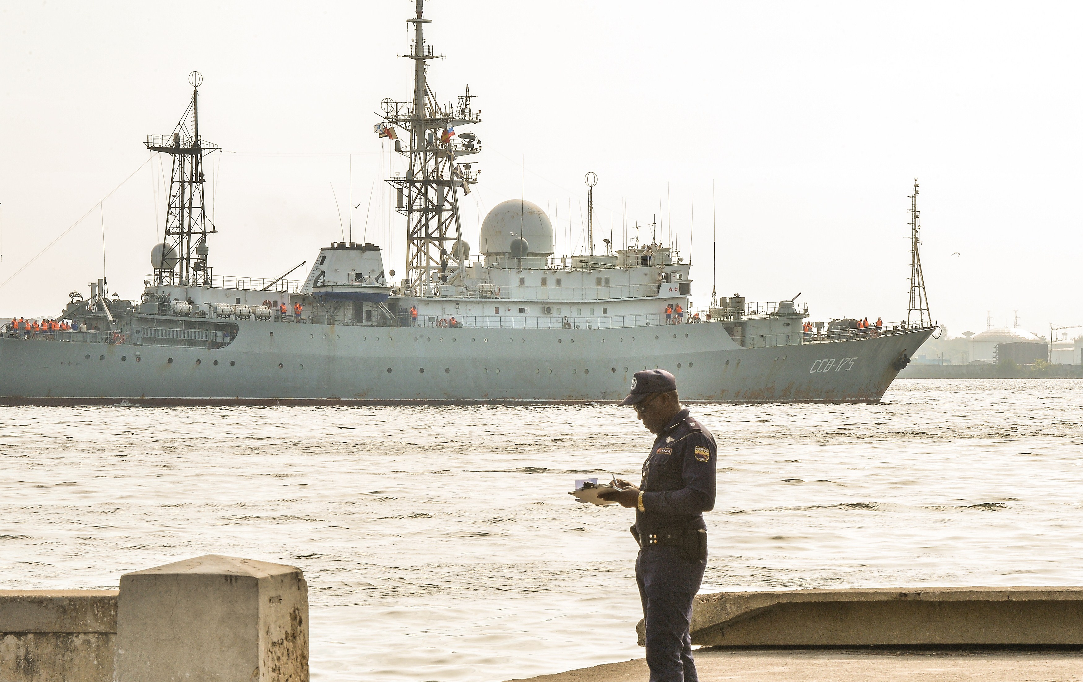 Russian Spy Ship Scans US Ally's Territory - Newsweek