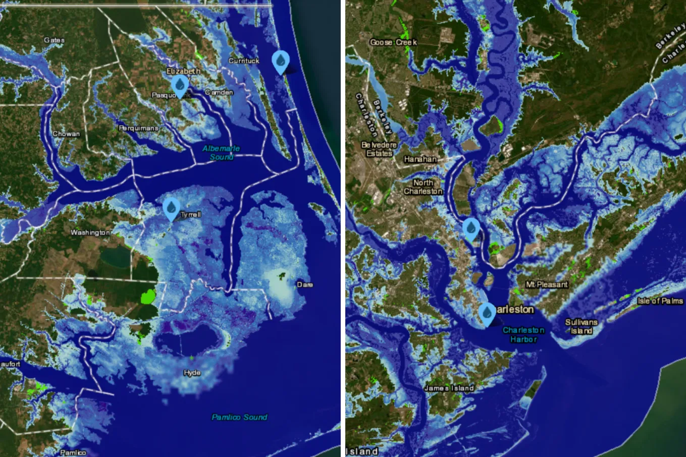 US Map Shows How States May Be Submerged by Rising Sea Levels in 2100 ...