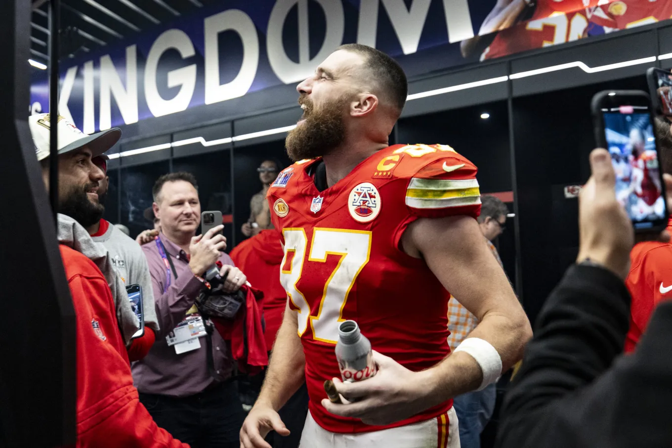 Travis Kelce Reveals His Favorite Post-Game Ritual Which Seems to ...