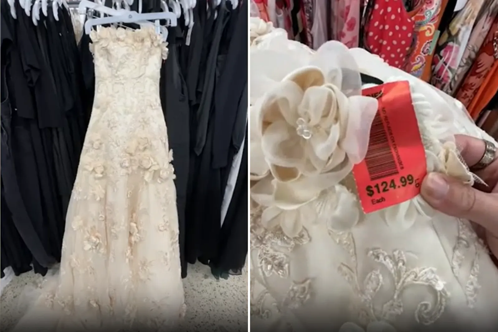 Woman Buys 'Dream Wedding Dress' in Thrift Store, But There Is One Problem - Newsweek Woman Buys 'Dream Wedding Dress' in Thrift Store, But There Is One Problem - Newsweek