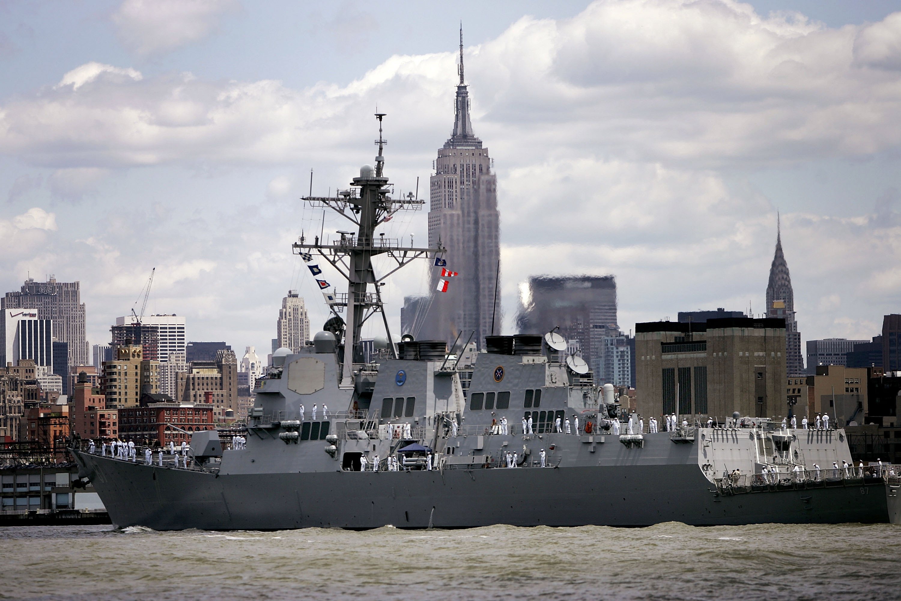 Fact Check: Is Video Of Houthi Missile Strike On US Destroyer Real?