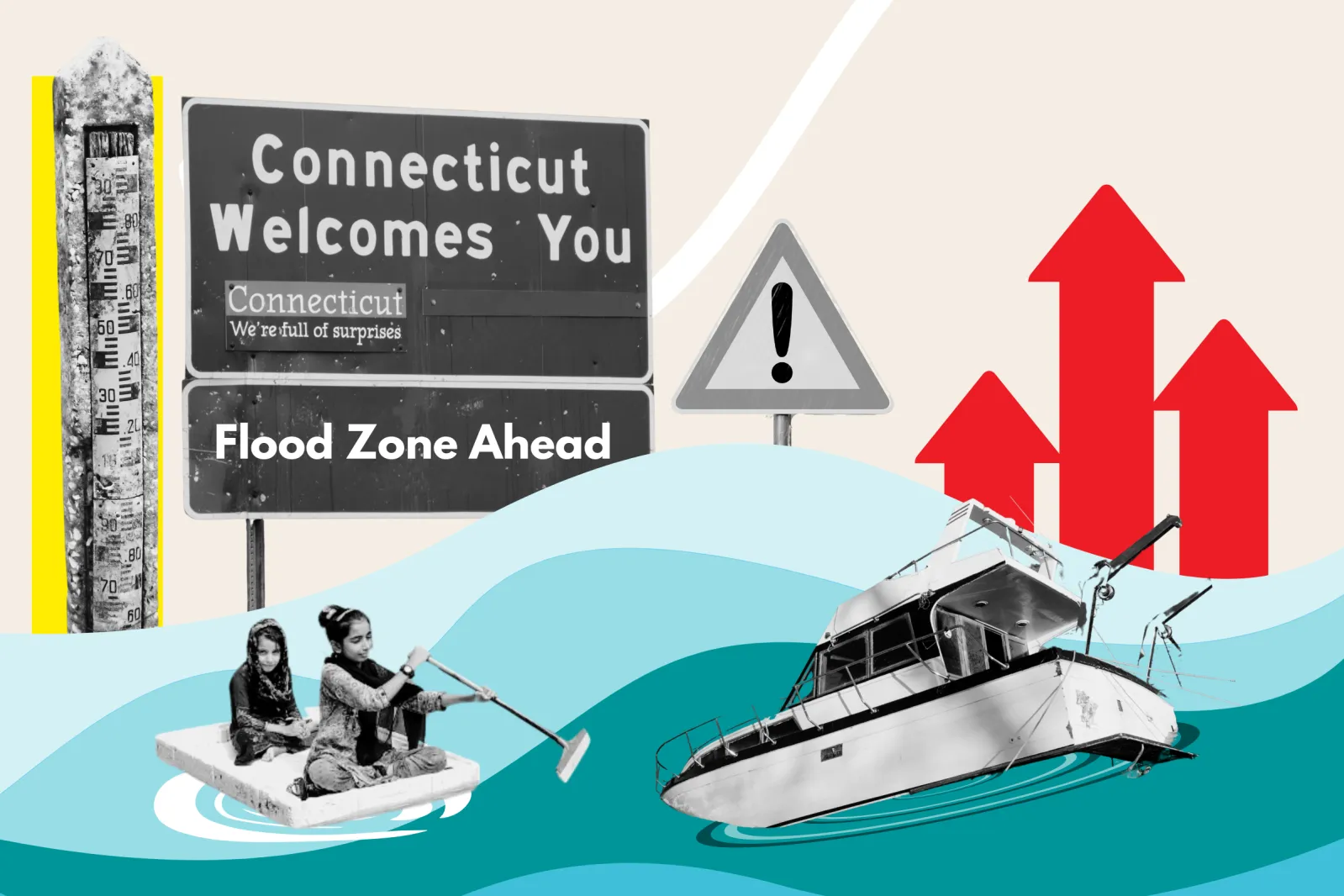 Connecticut Map Shows Where State Could Be Underwater From Sea Level