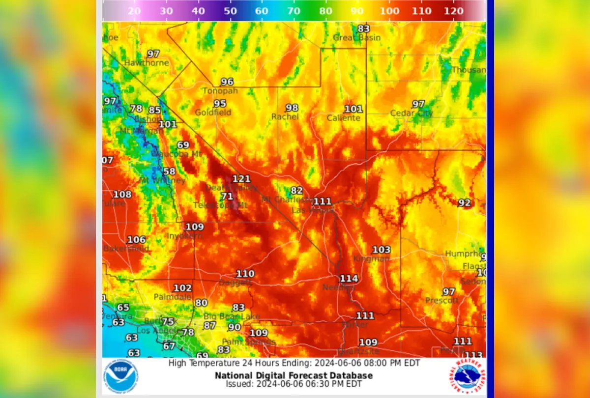 Map Shows Cities Break Heat Records Amid ‘Extreme’ Temperatures - Newsweek
