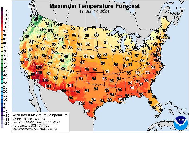 Map Shows Multiple Cities to be Hit by ‘Sizzling’ Temperatures - Newsweek