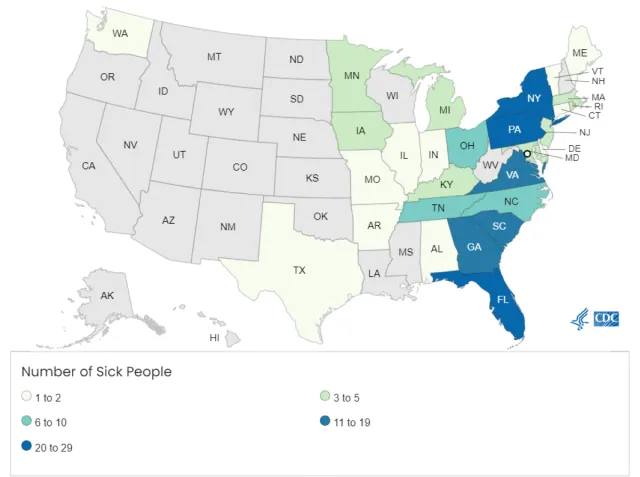 Cucumber Recall Update as FDA Reveals Hospitalizations, Map - Newsweek