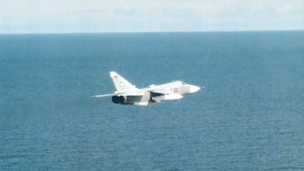 Map shows Russia's probing NATO border with airspace violations