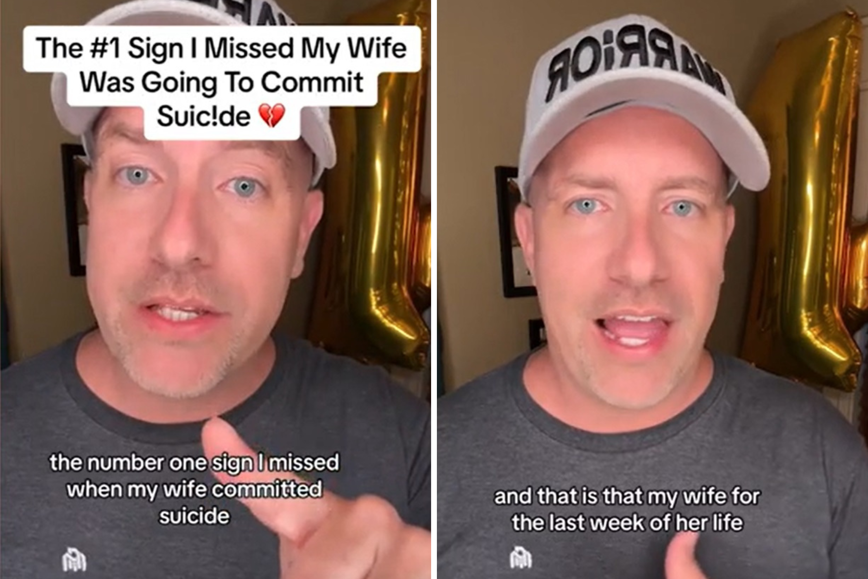 Man Who Lost His Wife To Suicide Movingly Shares 'Biggest Sign' He