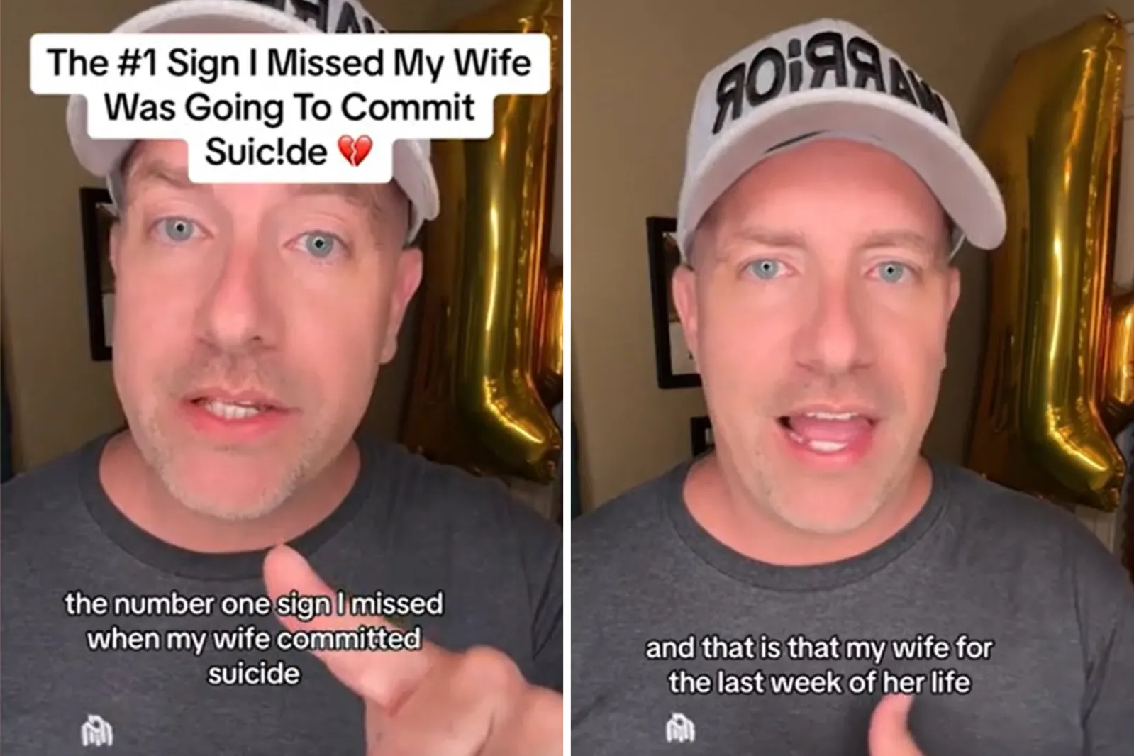 Man Who Lost His Wife To Suicide Movingly Shares 'Biggest Sign' He