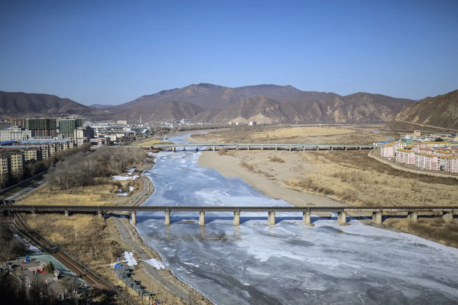 China-North Koreas Tumen Border River