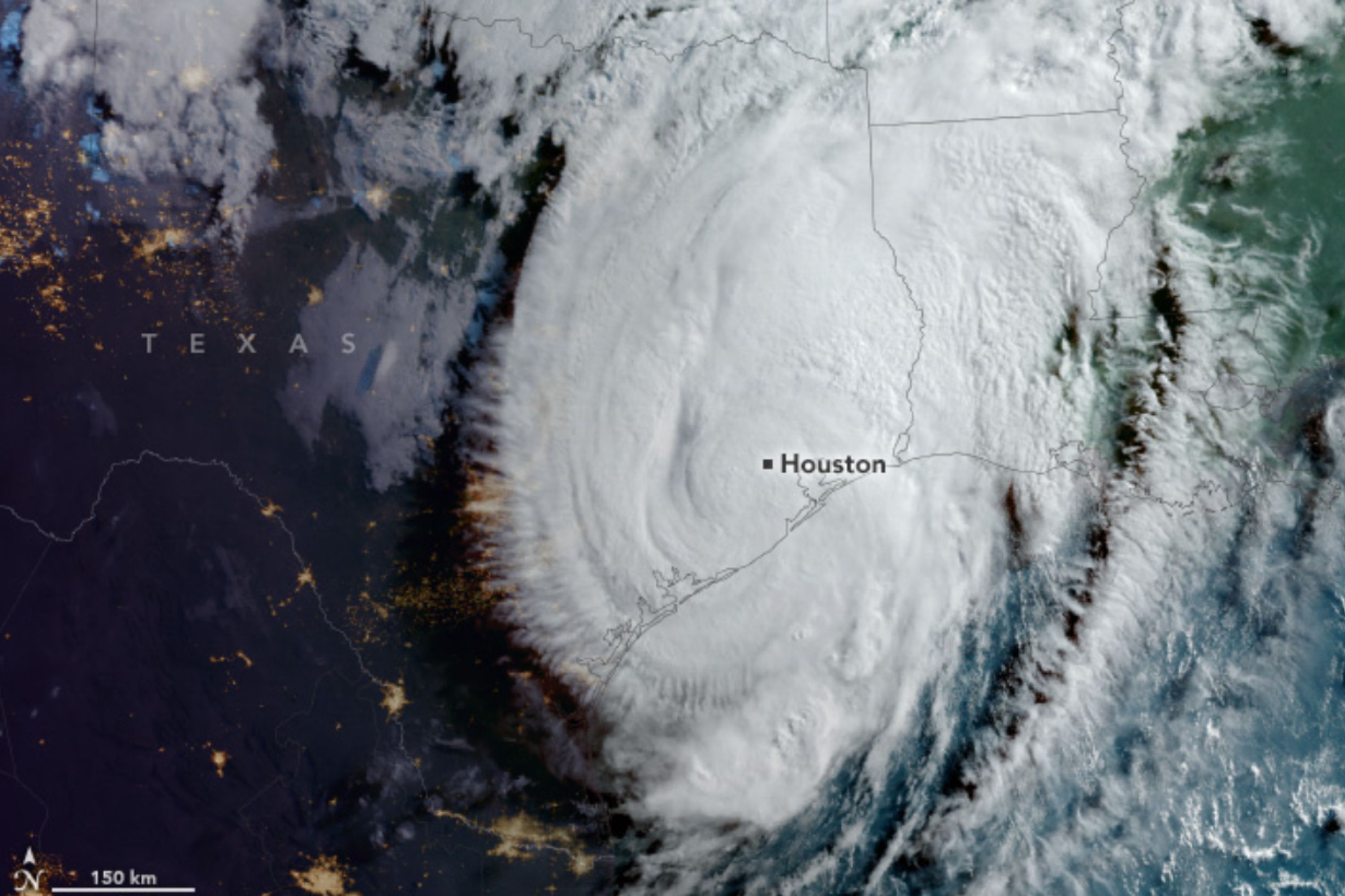 NASA Image Shows Hurricane Beryl Slamming Into Texas - Newsweek
