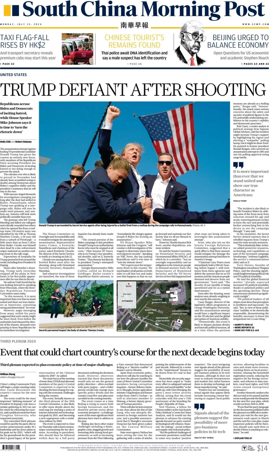 Trump Wins the Election Here, Inch From Death: How World's Papers