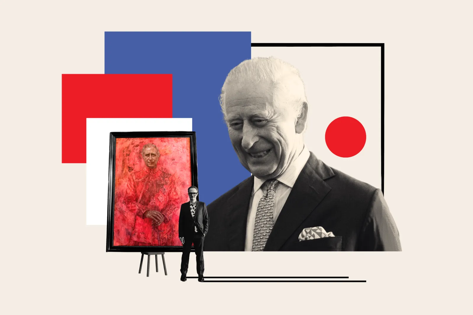 Charles Red I Painted the Viral King Charles Portrait. The Red Thing Frustrated Me ...