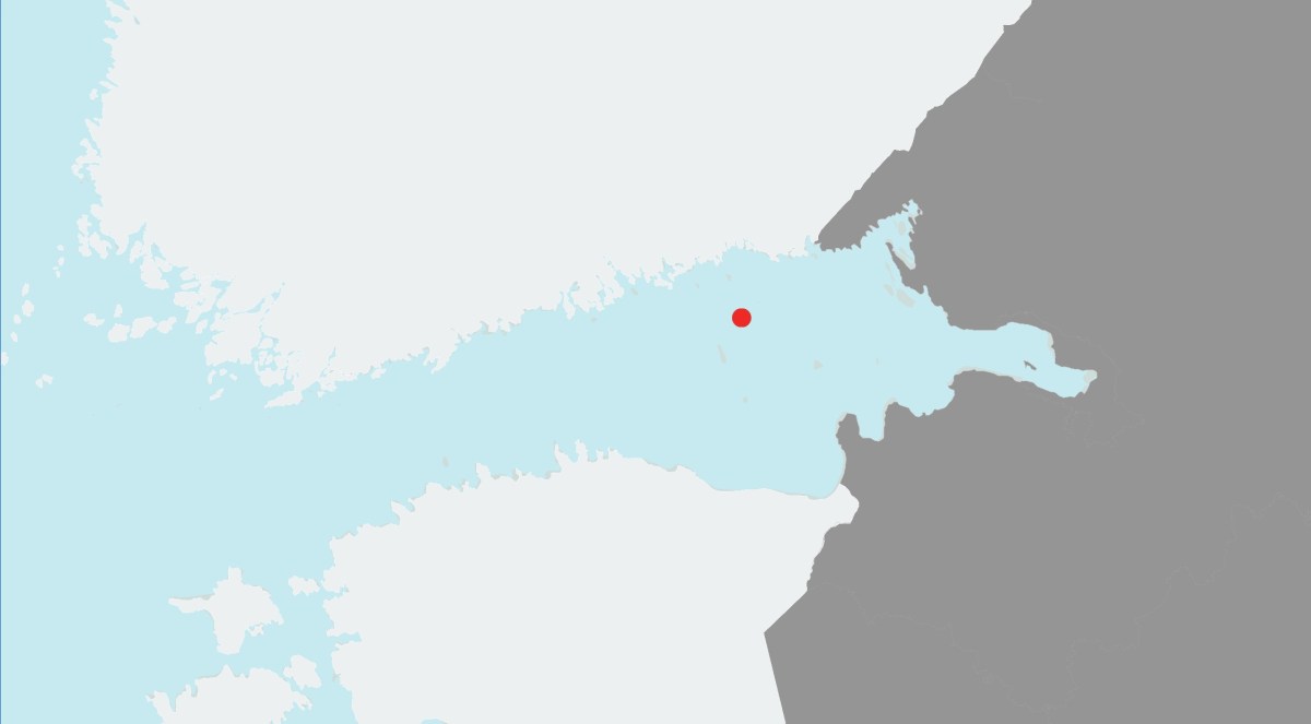 Map shows where Russian ship violated NATO borders