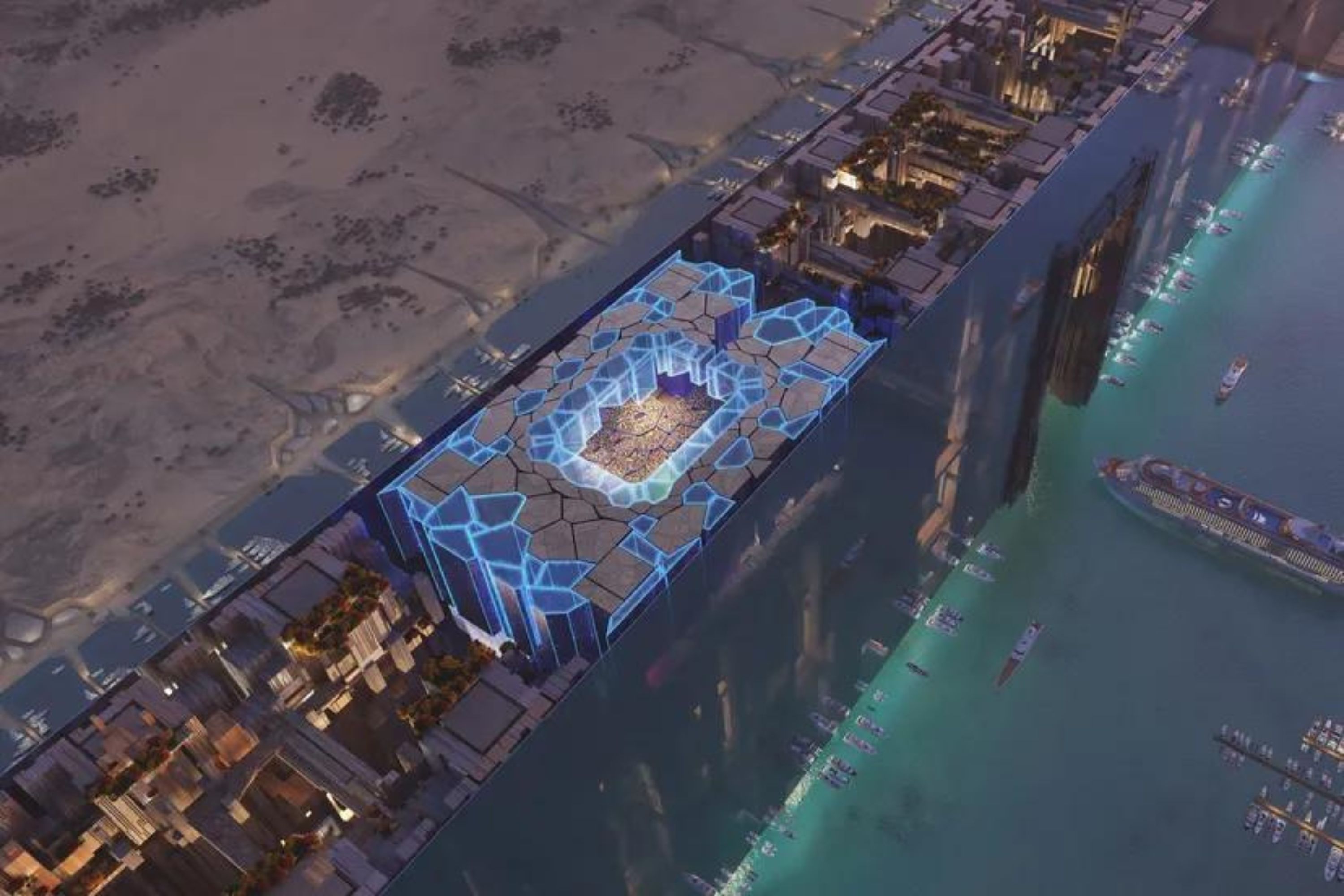 うみページ World Cup Stadium to Sit On Top of Saudi Megacity - Newsweek