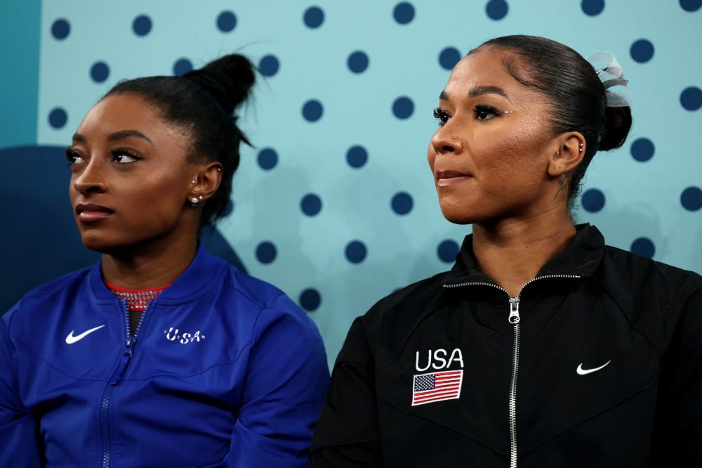 Strong Simone Simone Biles' Strong Reaction to Jordan Chiles' Bronze Medal Drama ...