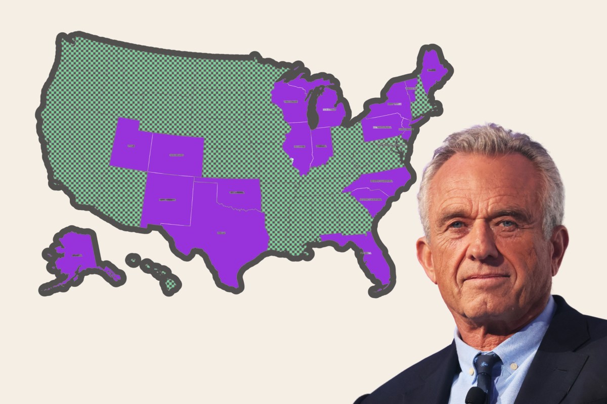 Vote Your Independence Rfk Map Shows States Where RFK Jr Is Now on the Ballot - Newsweek