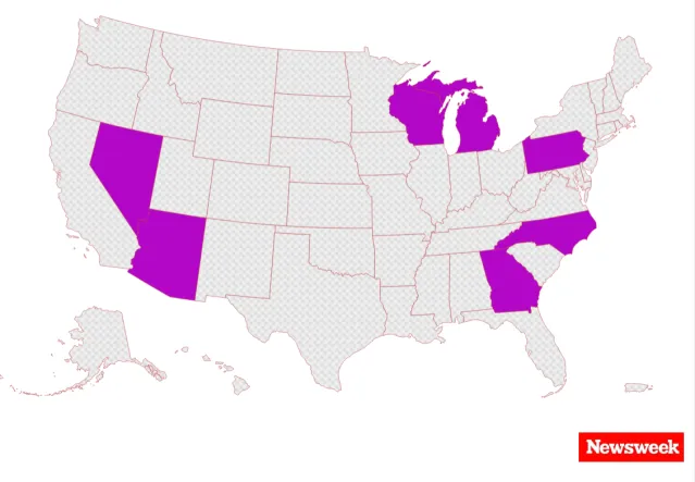 How Harris and Trump Are Playing in the 7 Swing States That Matter ...