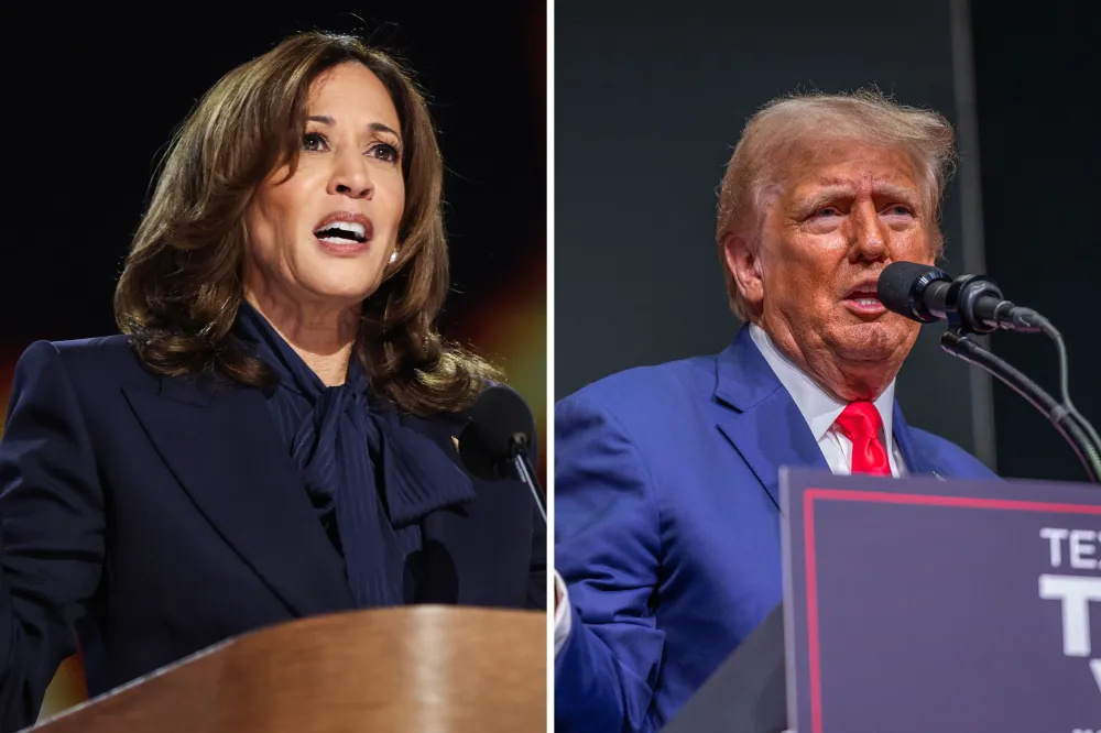 Trump Trails Kamala Harris in Swing State Poll by Conservative Group ...