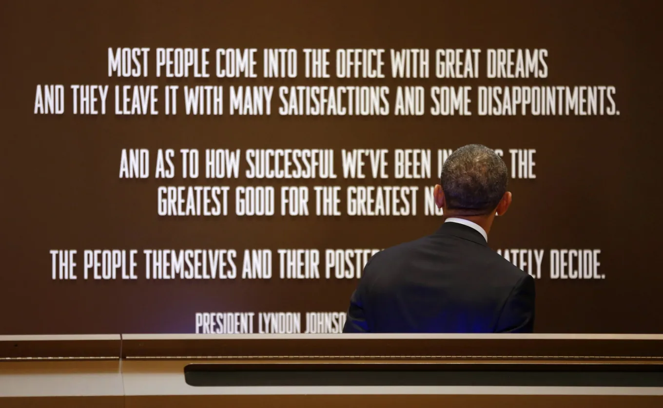 President Obama Wraps Himself in Civil Rights Legacy of President ...