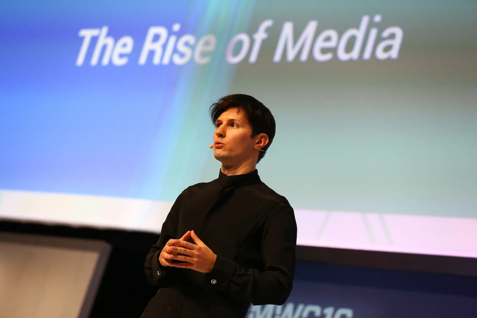 Telegram Founder Pavel Durov Delivers Speech