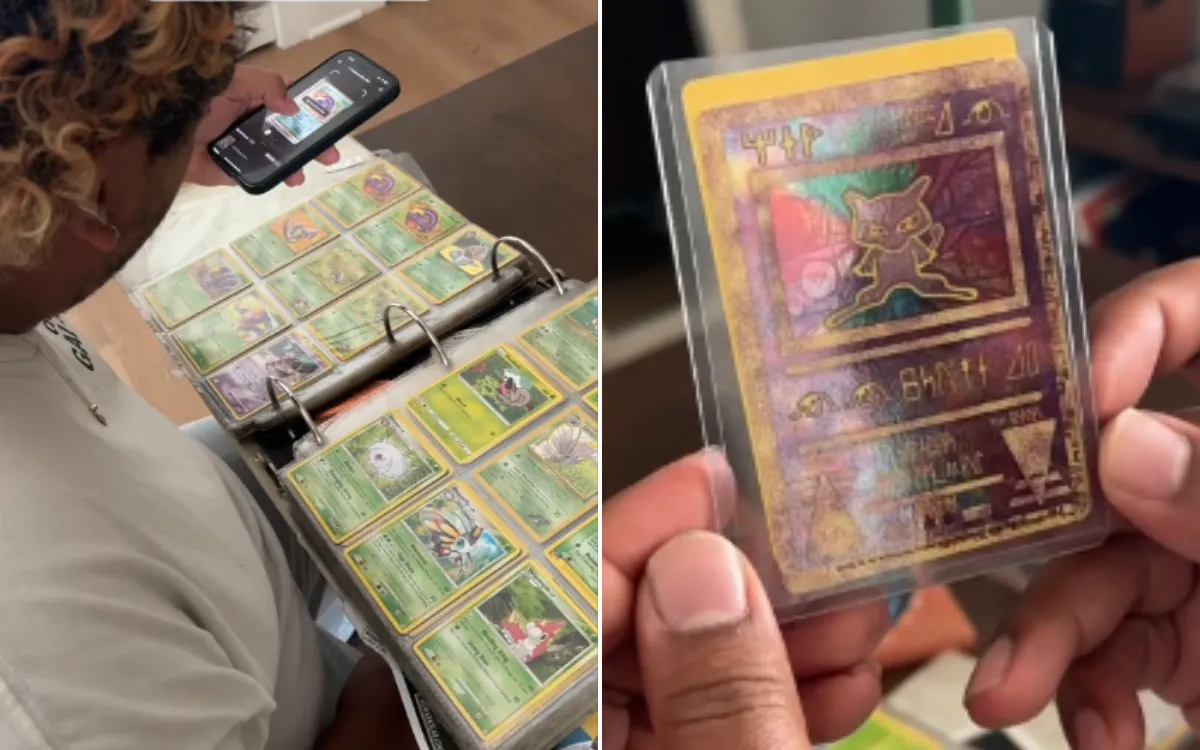 Moment Man Discovers He's Sitting on 'Small Fortune' of Pokmon Cards -  Newsweek