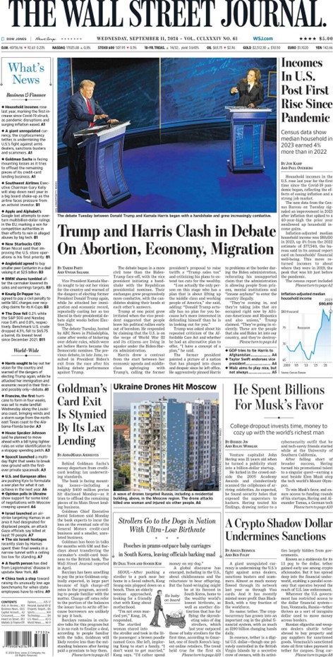 Kambush!' 'Harris Puts Trump on the Defense': World's Papers