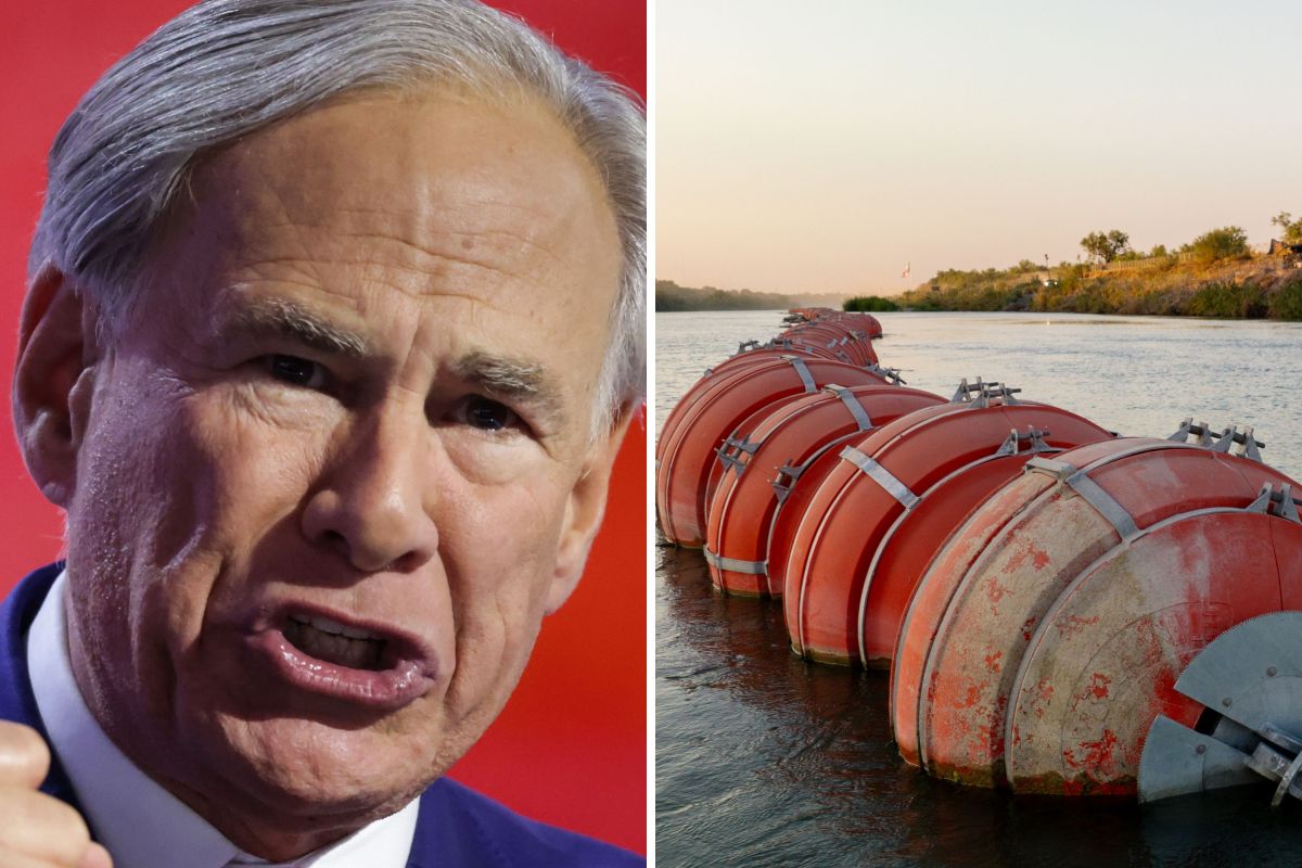 Greg Abbott Says Texas ‘Won’t Back Down’ After Migrant Buoy Barrier Win ...