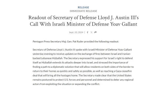 US Sending More Troops to Middle East Amid Israeli Attack on Lebanon ...