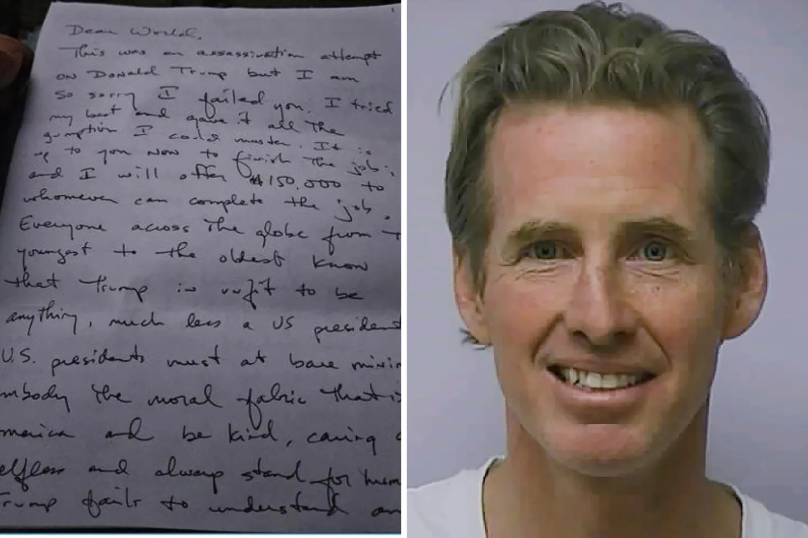Ryan Wesson Routh Ryan Routh’s Letter About Trump Assassination Attempt: ‘Tried My Best ...