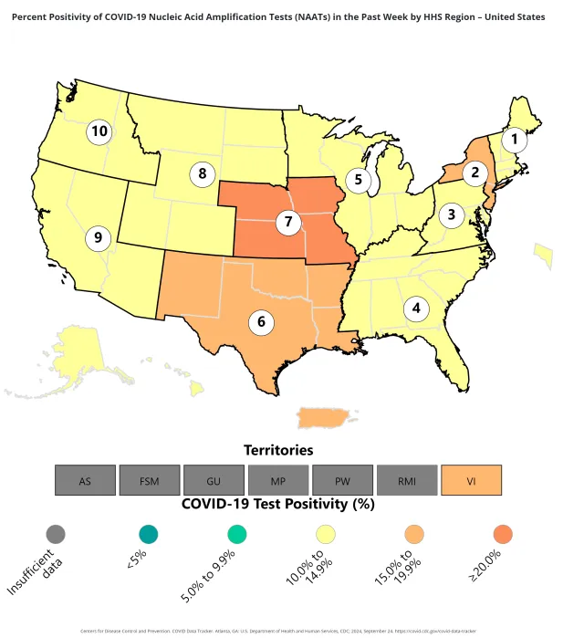 COVID Map Update Reveals States Where Cases Are Still Climbing - Newsweek