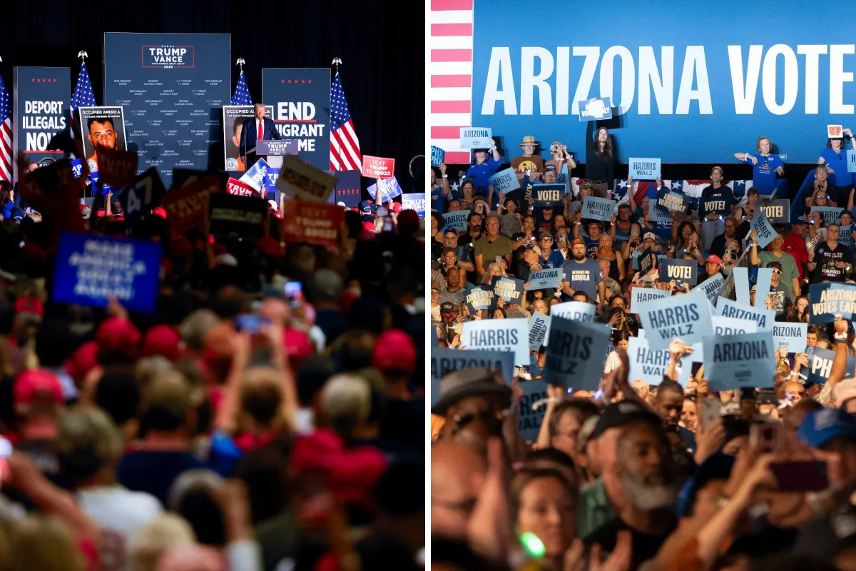 Donald Trump’s Colorado Crowd Size Compared to Kamala Harris’ Arizona ...