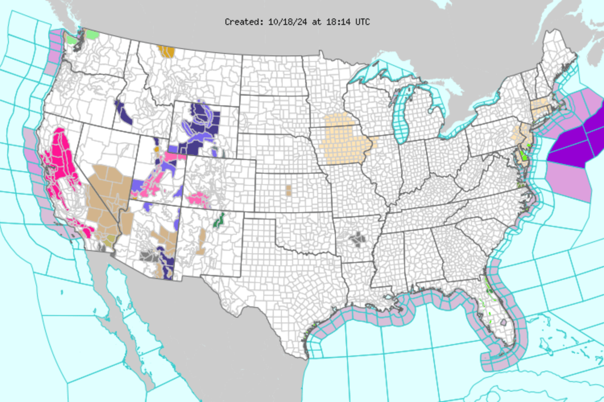 Winter Storm Map as Heavy Snow Hits Parts of Two States - Newsweek