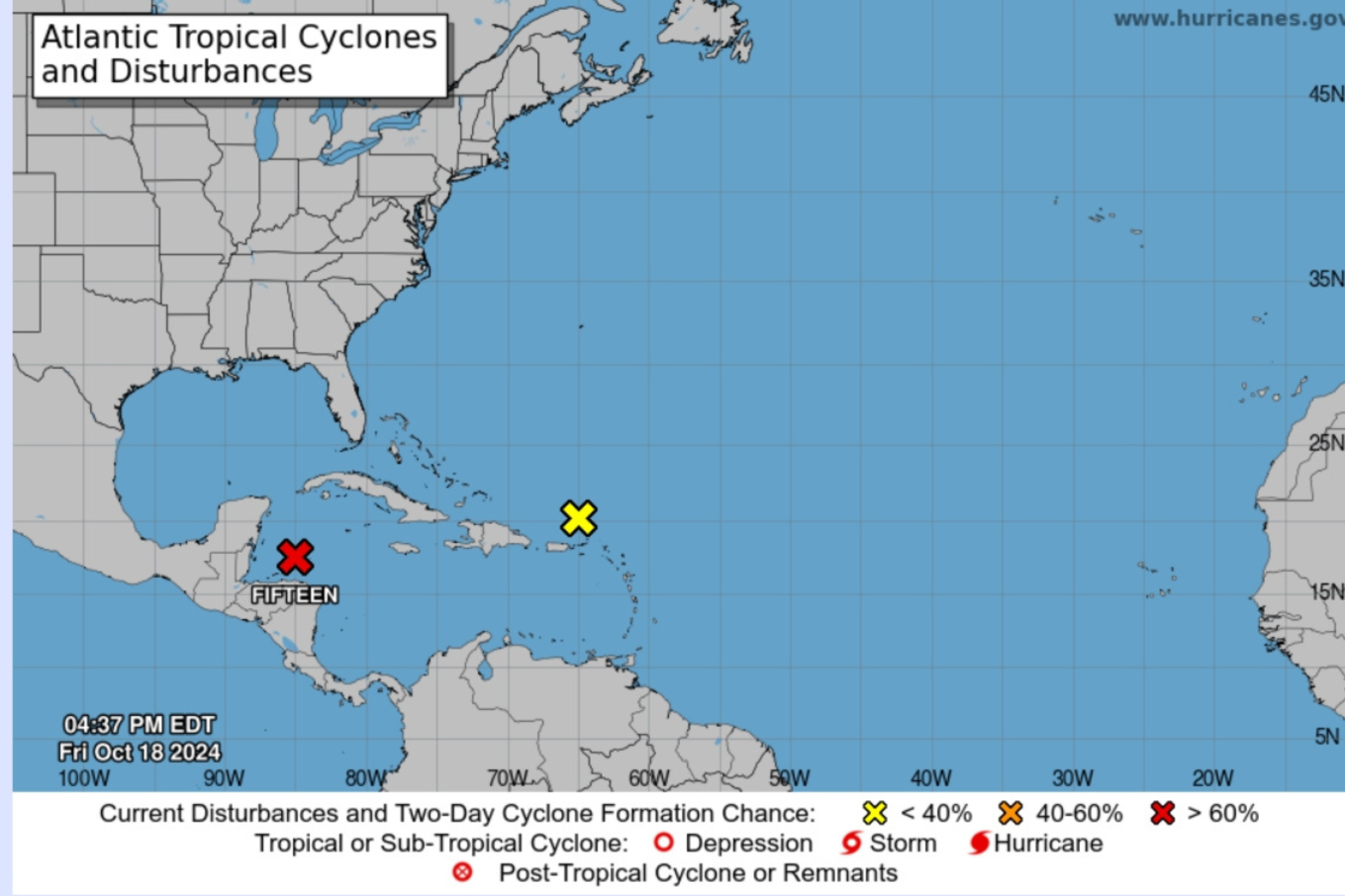 National Hurricane Center Issues Warning on Potential Tropical Storm ...