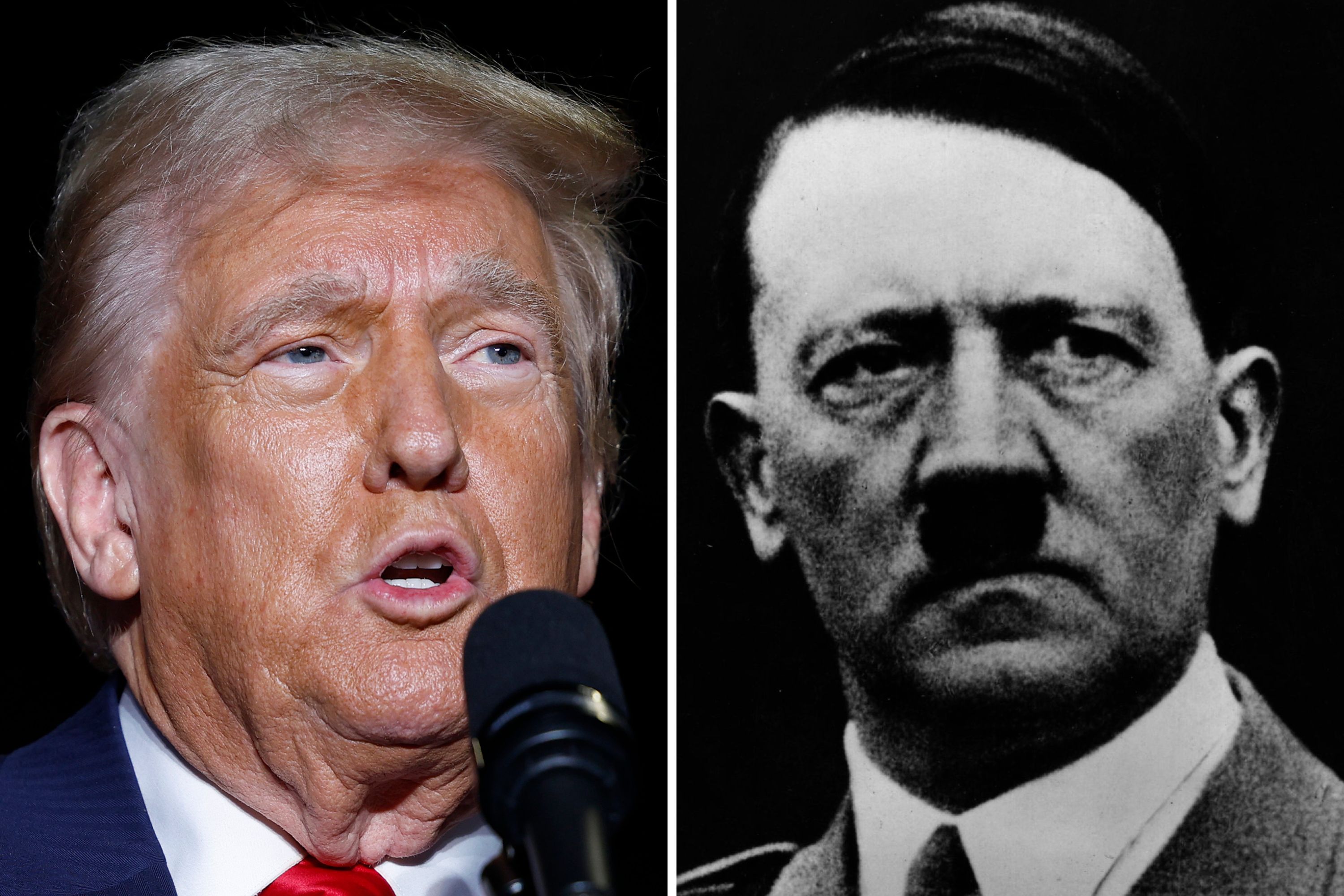 Did Donald Trump Praise Hitler What We Know Newsweek 2502037 Donald Trump Adolf Hitler 