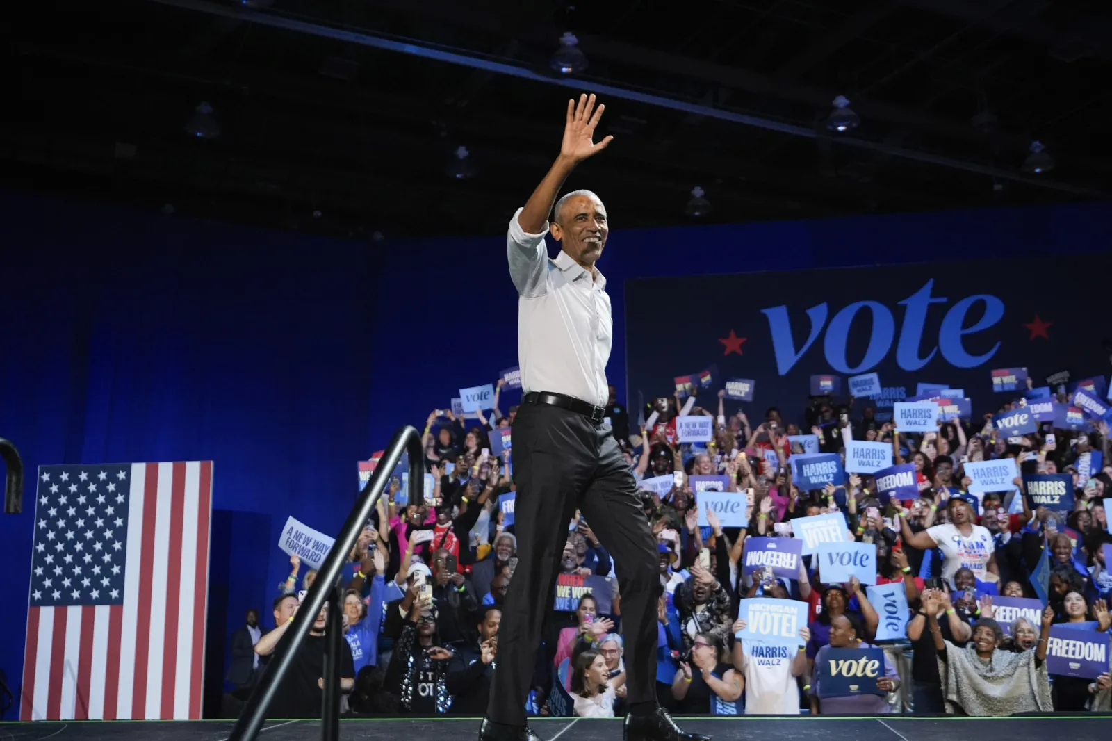 Harris Obama Rally Obama Gets Big Laughs in Georgia Rally With Harris - Newsweek