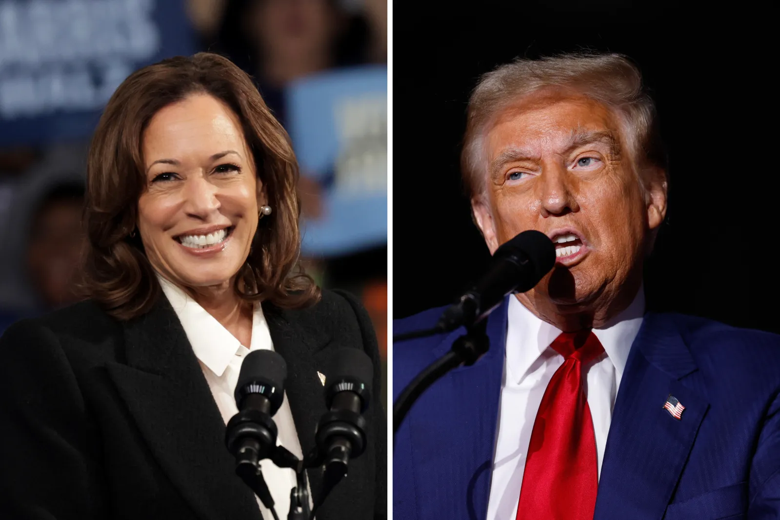 Donald Trump’s and Kamala Harris’ Michigan Rally Crowd Sizes Compared ...