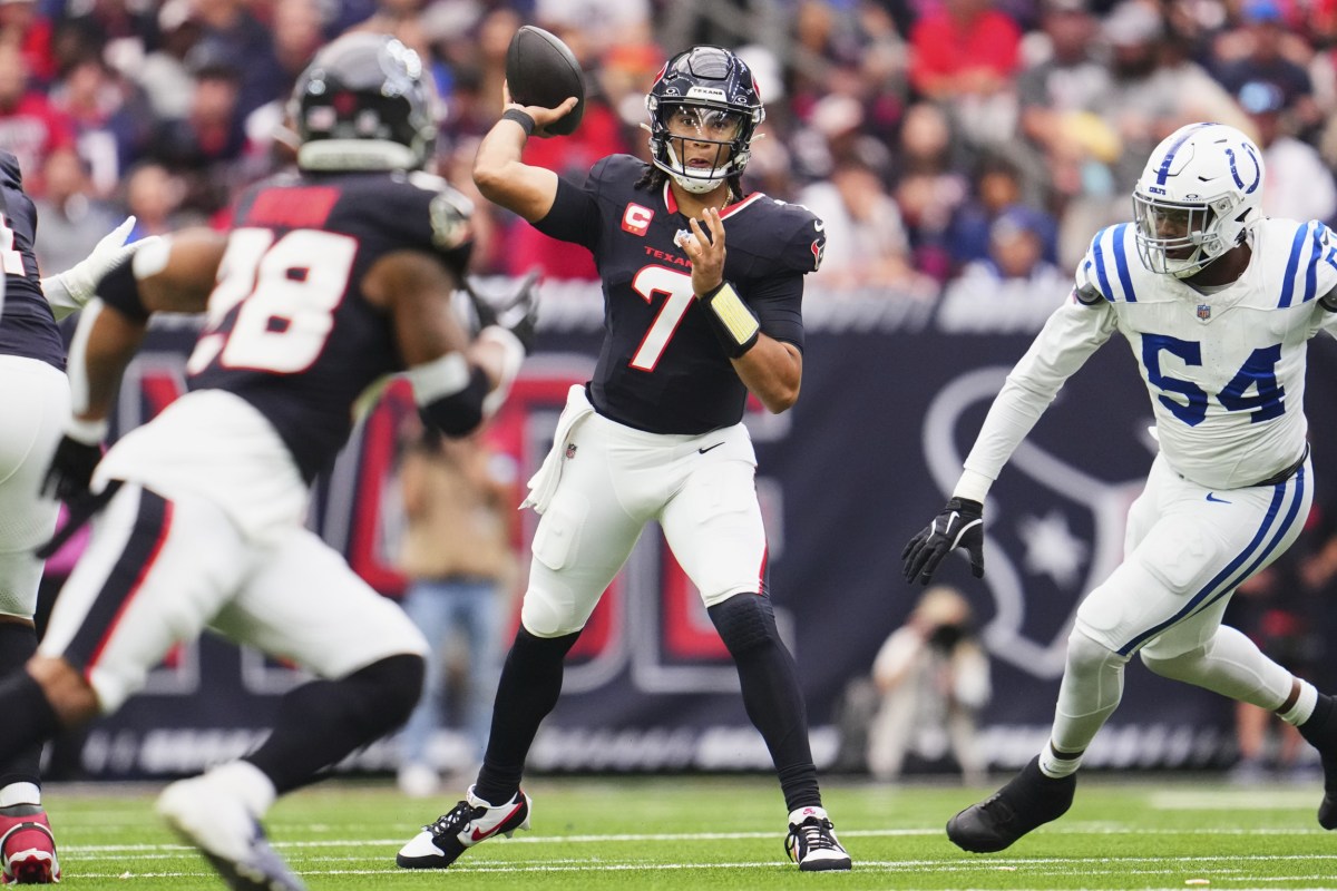 C.J. Stroud Out For Week 10 Matchup Against Jaguars With Concussion