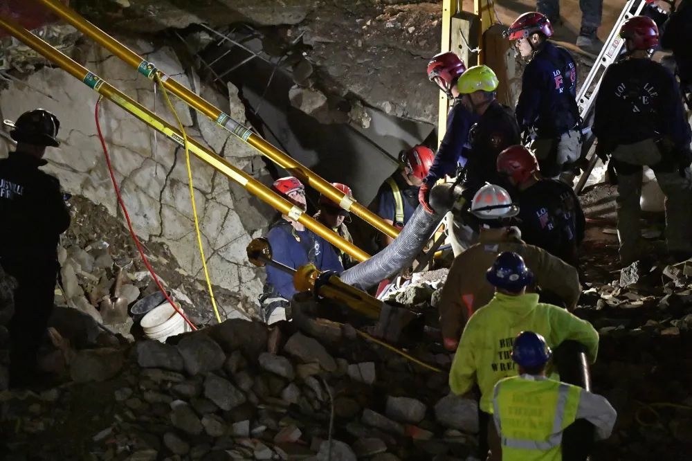 Worker Rescued After Hours Trapped in Construction Site Rubble - Newsweek