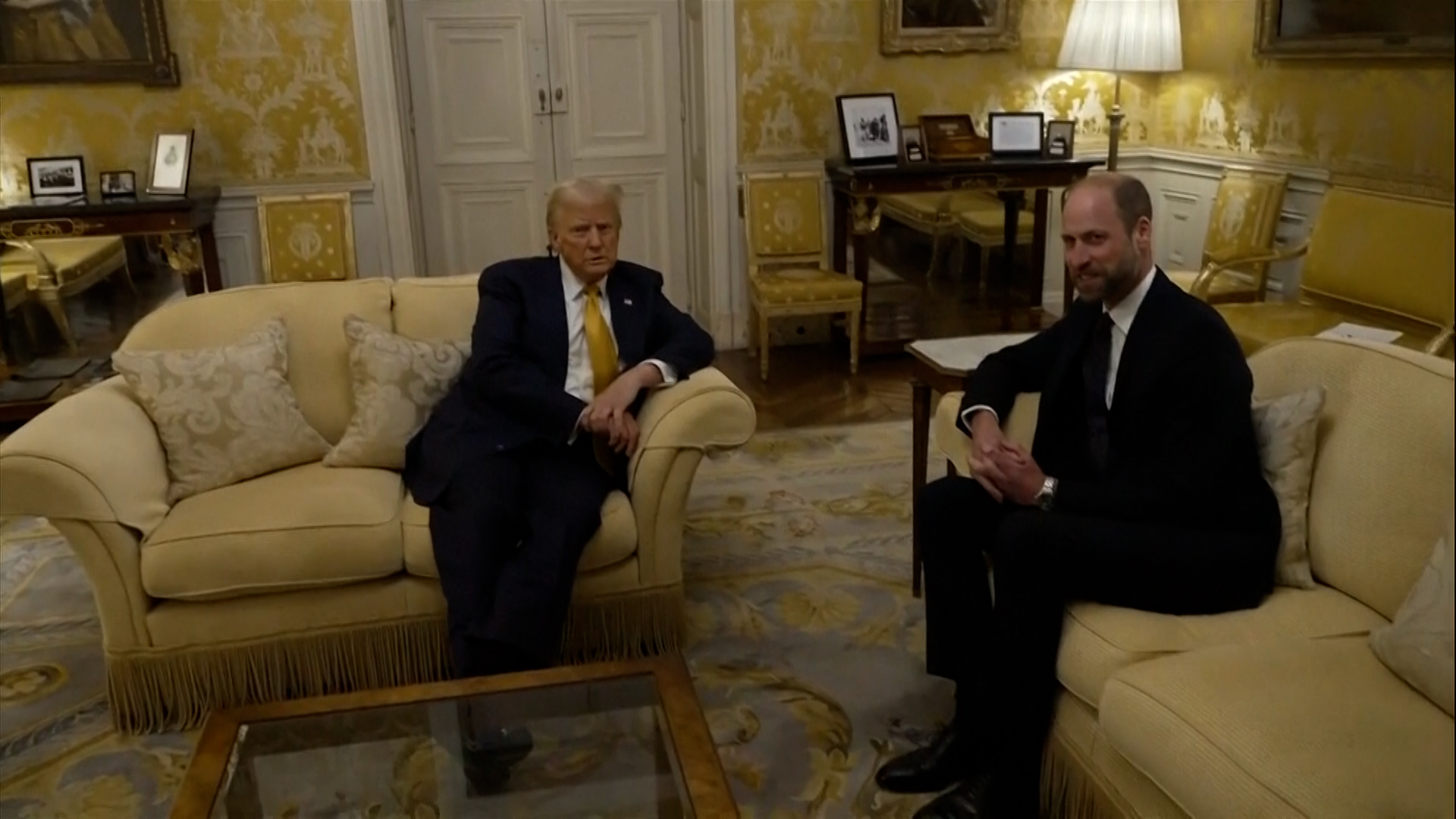 Donald Trump Meets Prince William in Paris
