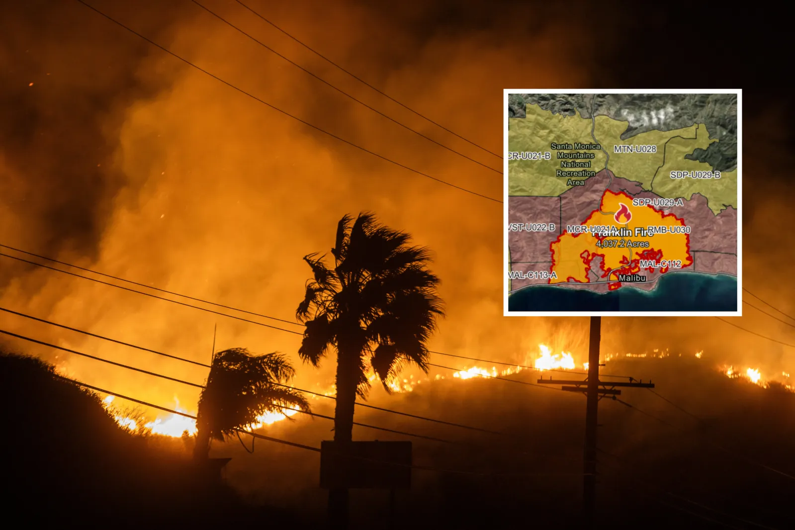 Millions in California Told to Keep Windows Closed as Franklin Fire Rages