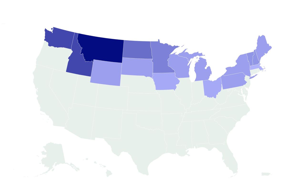 Snowfall Totals Today: Map Shows How Much Snow Fell in US States - Newsweek