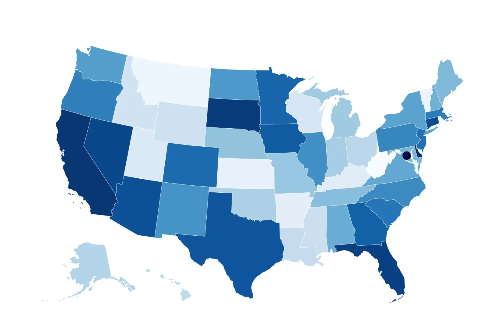Map Shows States Most Vulnerable to Identity Theft and Fraud In 2025 ...