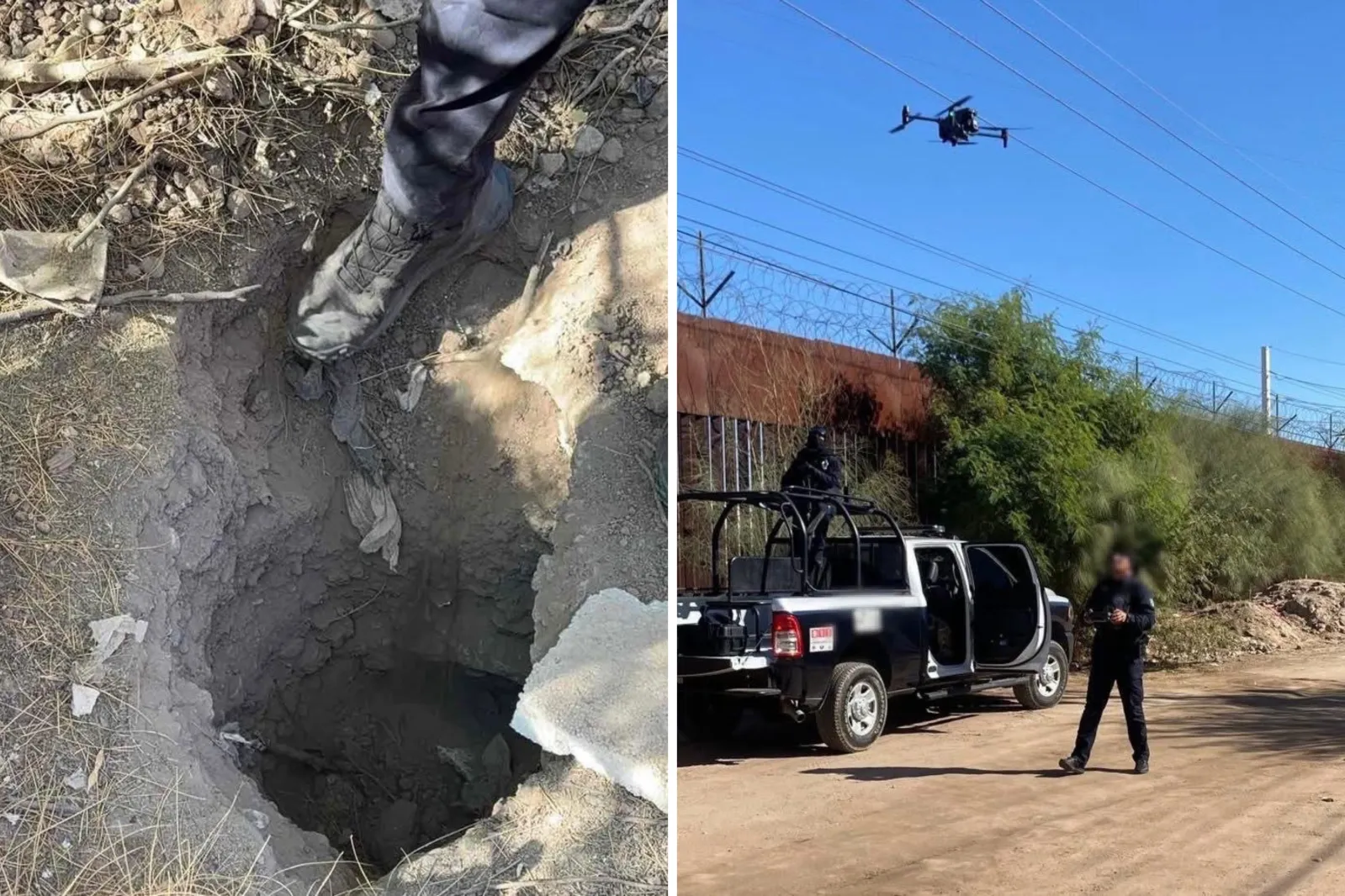 Drone Spots Drug Tunnel Under US-Mexico Border - Newsweek