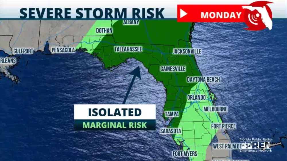 Florida Map Shows Cities Set to Freeze as Icy Cold Front Hits - Newsweek