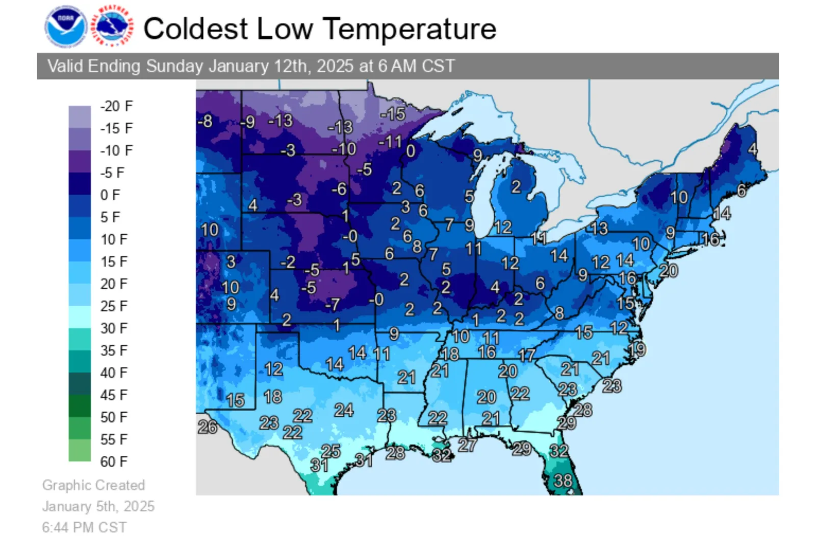 Map Shows States Facing Coldest Weather as Temperatures Plunge - Newsweek