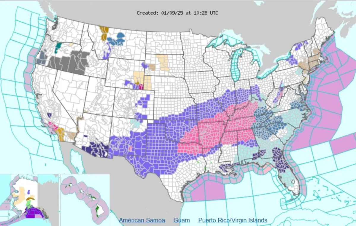 Winter Weather Warnings in 15 States As 15 Inches of Snow To Hit - Newsweek