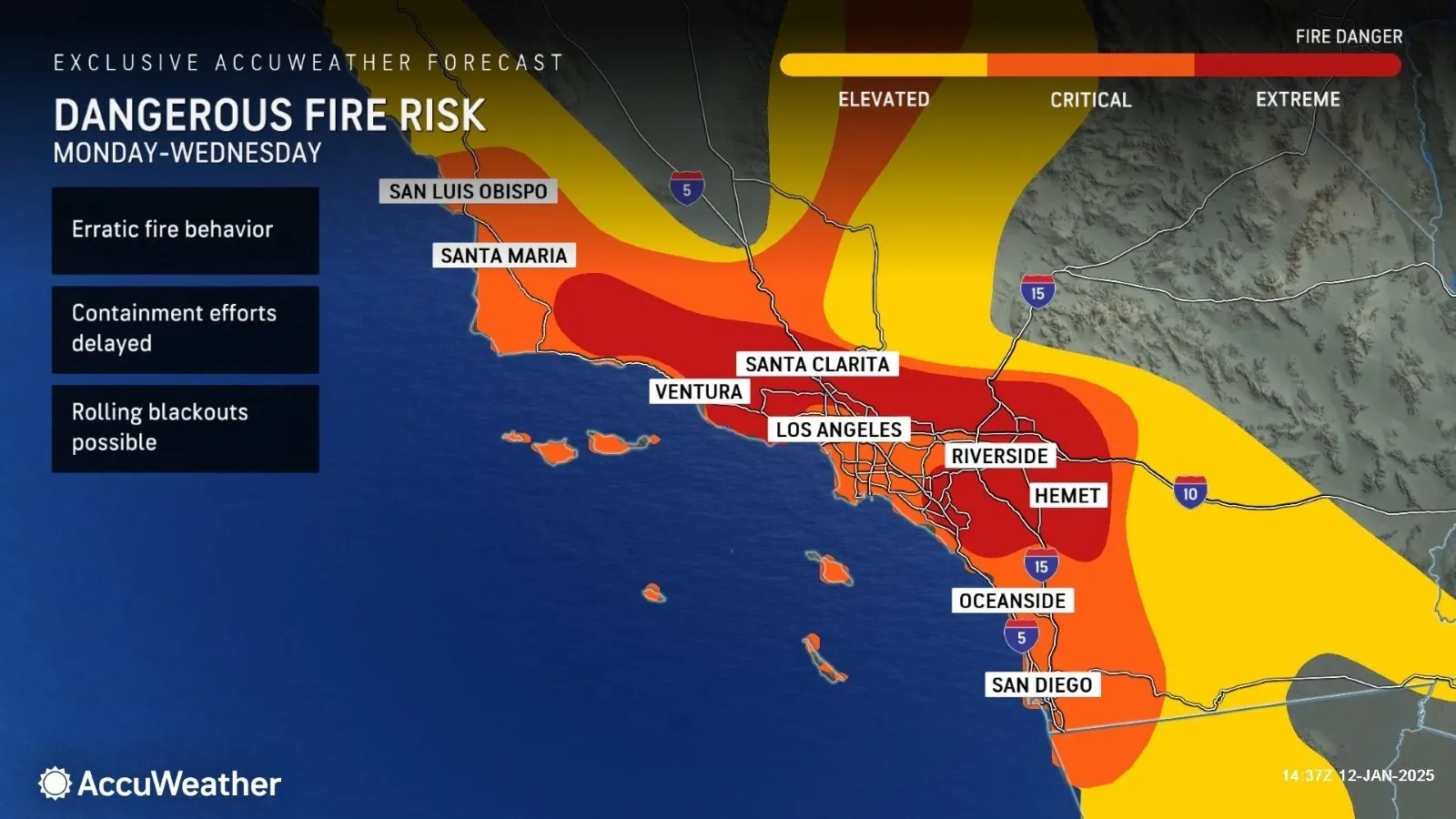 Insurance Fire Risk Map California California Fires Map Update Shows Areas Most at Risk This Week - Newsweek