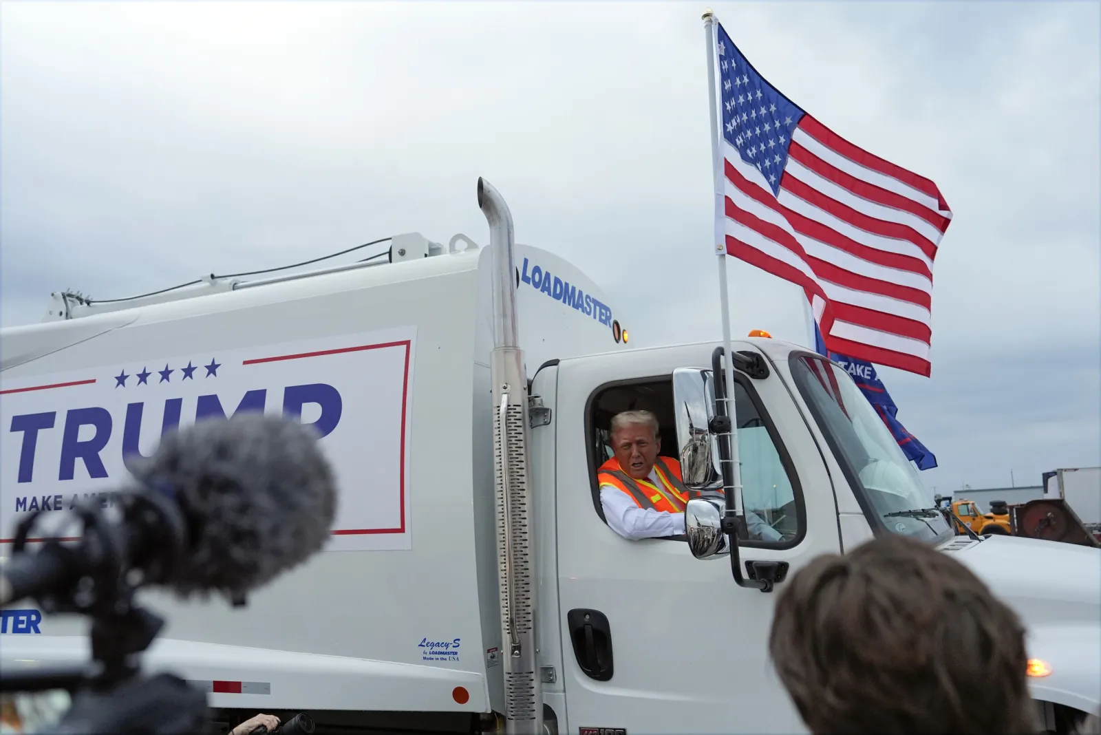 Max Metal Donald Trump MAGA 2024 – Camion Della Spazzatura Scala 1:50 Edizione Limitata - Foto 2