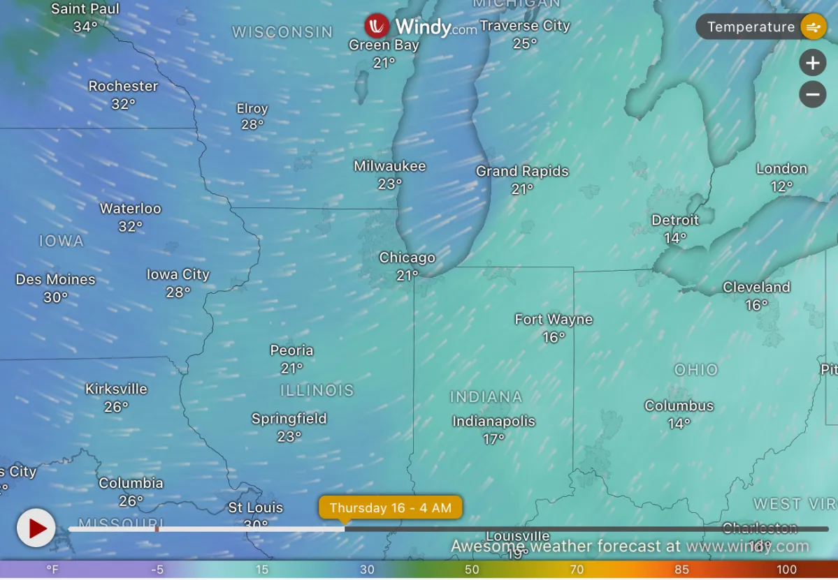 Chicago Temperatures Expected to Drop Below 10 Degrees - Newsweek