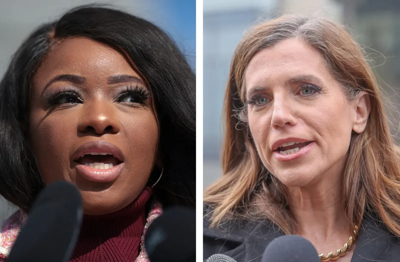 Jasmine Crockett and Nancy Mace